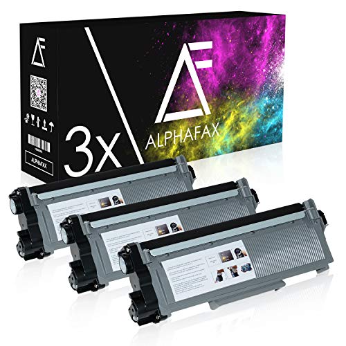 Alphafax 3 Toner kompatibel mit Dell E310 für E310dw, E514dw, E515dn, E515dw - 593-BBLR - Schwarz je 2.600 Seiten von Alphafax