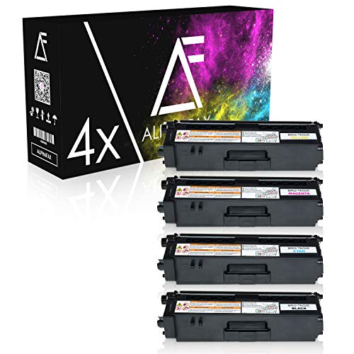 Alphafax 4 Toner kompatibel für Brother TN325 für Brother DCP-9055CDN 9270CDN, HL-4140CN 4150CDN 4570CDW, MFC-9460CDN 9465CND 9970CDW - Schwarz je 4.000 Seiten, Color je 3.500 Seiten von Alphafax
