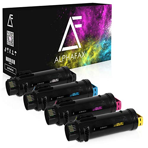 Alphafax 4 Toner kompatibel mit Xerox Phaser 6510DN 6510DNI 6510N 6510 WorkCentre 6515DN 6515DNI 6515N von Alphafax