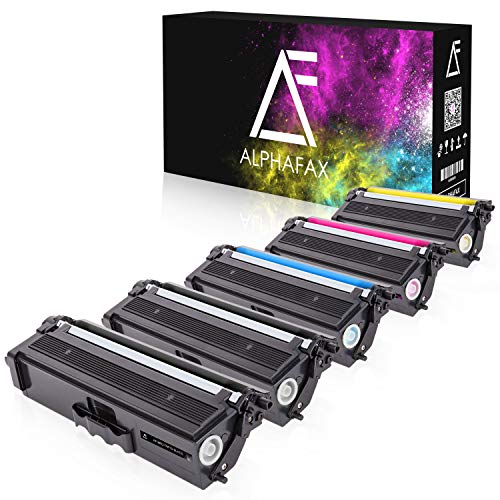 Alphafax 5X Toner ersetzt Brother TN910 Multipack 2X Schwarz je 1x Cyan Magenta Gelb von Alphafax