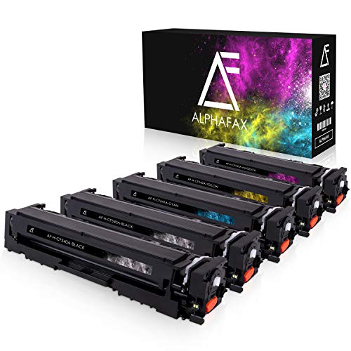 Alphafax 5X Toner ersetzt HP 203A CF540A CF541A CF542A CF543A 2X bk 1x CMY Multipack Schwarz Cyan Magenta Gelb Alphafax 5X Toner ersetzt HP 203A CF540A CF541A CF542A CF543A 2X bk 1x CMY Multipack Schwarz Cyan Magenta Gelb von Alphafax