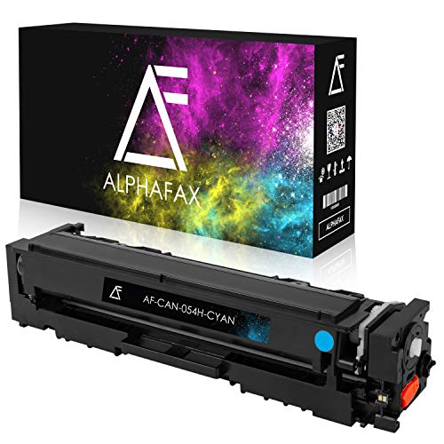 Alphafax Toner Cyan kompatibel für Canon 054 | 054H | i-Sensys LBP621CW | LBP623CDW Serie | MF640 Serie | MF641CW | MF643CDW | MF645CX – 3027C002 von Alphafax