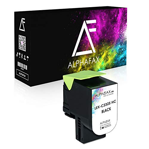 Alphafax Toner Schwarz kompatibel für Lexmark C2325 für C-2325dw C-2425dw C-2535dw MC-2325adw MC-2425adw MC-2535adwe MC-2640adweWF-3820DWF Alphafax Toner Schwarz kompatibel für Lexmark C2325 für C-2325dw C-2425dw C-2535dw MC-2325adw MC-2425adw MC-2535adwe MC-2640adweWF-3820DWF von Alphafax