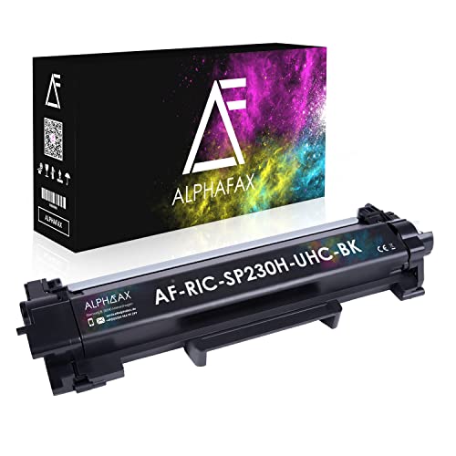 Alphafax Toner kompatibel für Ricoh SP 230 DNw SP 230 FNw SP 230 Series SP 230 SFnw 408294 Type SP230H TypeSP230, Schwarz 3.000Seiten von Alphafax