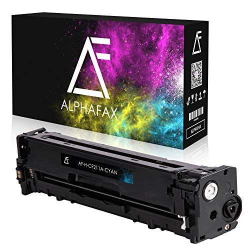 Alphafax Toner kompatibel mit HP CF211A Laserjet Pro 200 Color M251 M276 N NW Series - Cyan 1.800 Seiten von Alphafax
