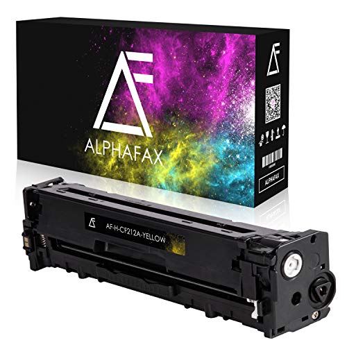 Alphafax Toner kompatibel mit HP CF212A Laserjet Pro 200 Color M251 M276 N NW Series - Yellow 1.800 Seiten von Alphafax