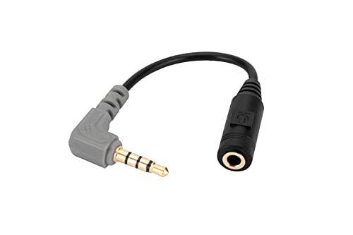 Alphatec Ersatz sc4 Mikrofonkabel für rode, 3,5mm TRS auf TRRS Adapter Schließen Sie Smartphones, Tablets mit Rode VideoMic Go, VideoMicro und BOYA Mic Lavalier-Mikrofon Alphatec Ersatz sc4 Mikrofonkabel für rode, 3,5mm TRS auf TRRS Adapter Schließen Sie Smartphones, Tablets mit Rode VideoMic Go, VideoMicro und BOYA Mic Lavalier-Mikrofon von Alphatec