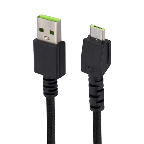 Alphatec Razer USB-Ladekabel ersetzen, kompatibel mit Naga Pro, DeathAdder V2 Pro, Viper Ultimate, Basilisk Uitimate Mouse, Datensynchronisierung und Netzteil von Alphatec