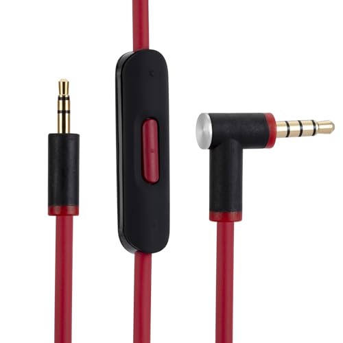 Alphatec Solo 2 3 HD Studio 2 3 Pro Ersatz-Kopfhörer-Audiokabel, kompatibel mit Beats by Dr. Dre Kopfhörer Beats Solo Studio Detox Detox Pro Kopfhörer 3,5 mm Stecker-auf-Stecker-Audiokabel von Alphatec
