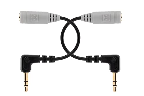 Ersatz sc3 Mikrofonkabel für rode 3,5 mm TRRS auf TRS Adapter für Kameras Videorecorder kompatibel mit Sony Nikon Canon 2 Stück Ersatz sc3 Mikrofonkabel für rode 3,5 mm TRRS auf TRS Adapter für Kameras Videorecorder kompatibel mit Sony Nikon Canon 2 Stück von Alphatec