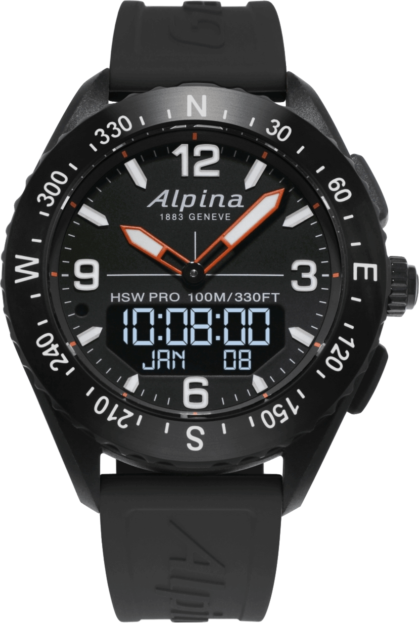 Alpina Alpinerx SmartWatch, Edelstahlgehäuse, 45 mm von Alpina