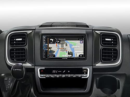 Alpine INE-W611DU8 | 6,5-Zoll Navigationssystem, Android Auto, Apple Carplay, Bluetooth/CD, DVD/USB/HDMI für FIAT Ducato Serie 8 von Alpine Pro