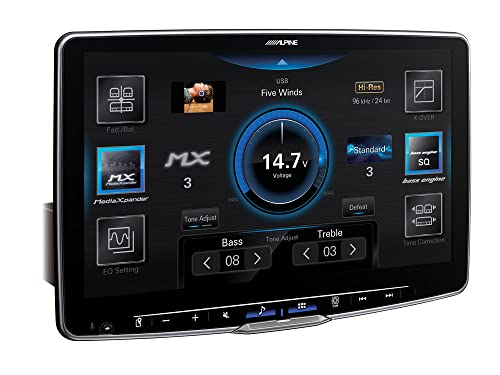 Alpine iLX-F115DU8S | Autoradio mit schwenkbarem 11-Zoll Touchscreen, DAB+, 1-DIN-Einbaugehäuse, Apple CarPlay Wireless und Android Auto Unterstützung für FIAT Ducato 8 von Alpine