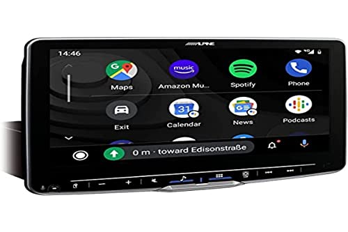 Alpine iLX-F905D | Autoradio mit 9-Zoll Touchscreen, DAB+, 1-DIN-Einbaugehäuse, Apple CarPlay Wireless und Android Auto Unterstützung von Alpine Pro