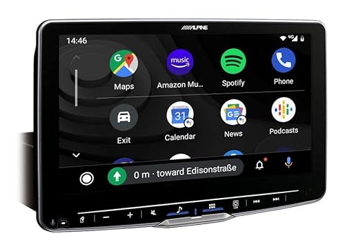 Alpine iLX-F905TRA | Autoradio mit 9-Zoll Touchscreen, DAB+, 1-DIN-Einbaugehäuse, Apple CarPlay Wireless und Android Auto Unterstützung für Ford Transit (ab Modelljahr 2018) von Alpine Pro