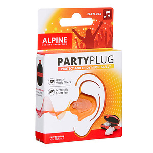 ALPINE Party Plug Ohrstöpsel 19 dB Kunststoff, 1 Paar von Alpine