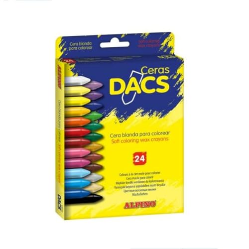 DACS 8412529295003 Wachsmalstifte mit 24 Stück von Dacs
