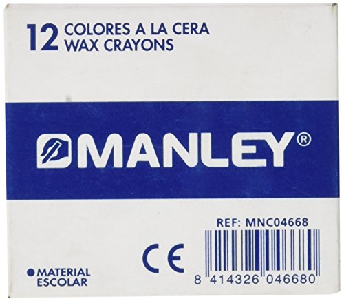 MANLEY 23 – Wachsmalstifte, 12 Stück von Alpino