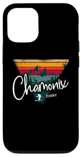 Chamonix Skigebiet Frankreich Ski Alpin Vintage Französische Alpen Hülle für iPhone 12/12 Pro Chamonix Skigebiet Frankreich Ski Alpin Vintage Französische Alpen Hülle für iPhone 12/12 Pro von Alps Souvenir Shop