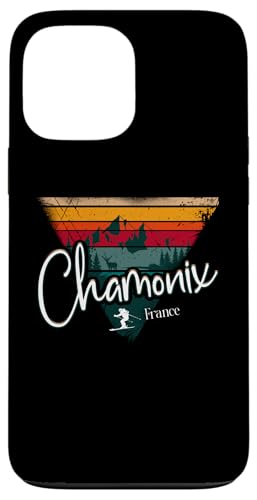 Chamonix Skigebiet Frankreich Ski Alpin Vintage Französische Alpen Hülle für iPhone 13 Pro Max von Alps Souvenir Shop