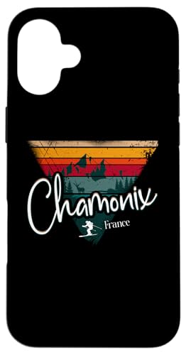 Chamonix Skigebiet Frankreich Ski Alpin Vintage Französische Alpen Hülle für iPhone 16 Plus Chamonix Skigebiet Frankreich Ski Alpin Vintage Französische Alpen Hülle für iPhone 16 Plus von Alps Souvenir Shop