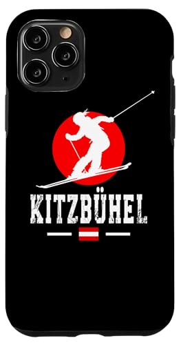 Kitzbühel Österreich Skigebiet Alpen Österreich Ski Souvenir Hülle für iPhone 11 Pro von Alps Souvenir Shop