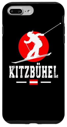 Kitzbühel Österreich Skigebiet Alpen Österreich Ski Souvenir Hülle für iPhone 7 Plus/8 Plus von Alps Souvenir Shop