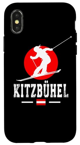 Kitzbühel Österreich Skigebiet Alpen Österreich Ski Souvenir Hülle für iPhone X/XS Kitzbühel Österreich Skigebiet Alpen Österreich Ski Souvenir Hülle für iPhone X/XS von Alps Souvenir Shop