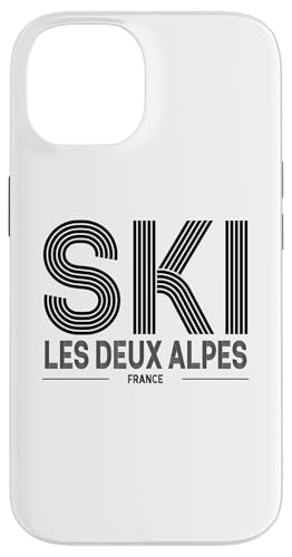 Les Deux Alpes Skigebiet Frankreich Alpen Französisch Skifahren Souvenir Hülle für iPhone 14 von Alps Souvenir Shop