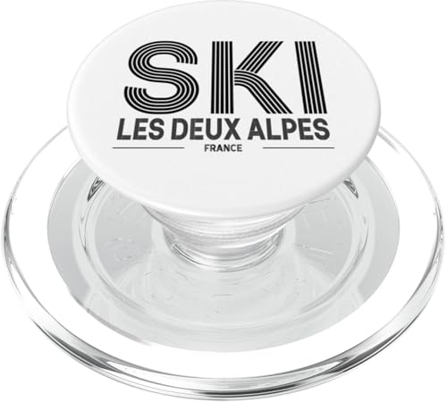 Les Deux Alpes Skigebiet Frankreich Alpen Französisch Skifahren Souvenir PopSockets PopGrip für MagSafe von Alps Souvenir Shop