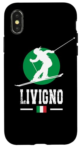 Livigno Italien Skigebiet Alpen Italienisches Skifahren Souvenir Hülle für iPhone X/XS Livigno Italien Skigebiet Alpen Italienisches Skifahren Souvenir Hülle für iPhone X/XS von Alps Souvenir Shop