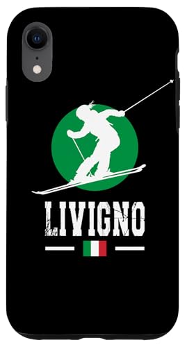 Livigno Italien Skigebiet Alpen Italienisches Skifahren Souvenir Hülle für iPhone XR von Alps Souvenir Shop