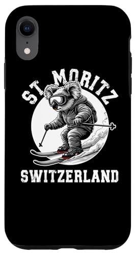 St. Moritz Koalabär Schweiz Skigebiet Skigebiet Alpen Hülle für iPhone XR St. Moritz Koalabär Schweiz Skigebiet Skigebiet Alpen Hülle für iPhone XR von Alps Souvenir Shop