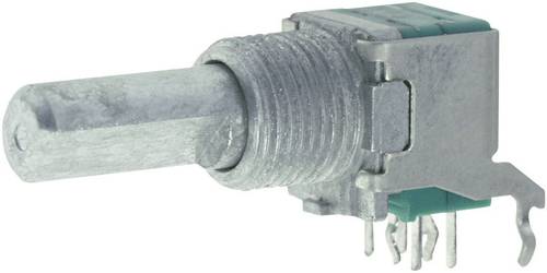 ALPS 402153 RK09L1220 50KBX2CC Dreh-Potentiometer mit Mittelrasterung Mono 0.05W 50kΩ 1St. von Alps