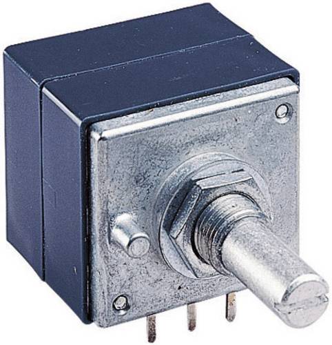 ALPS 402178 RK27112 50KBX2CC Dreh-Potentiometer staubdicht, mit Mittelrasterung Stereo 0.05W 50kΩ von Alps