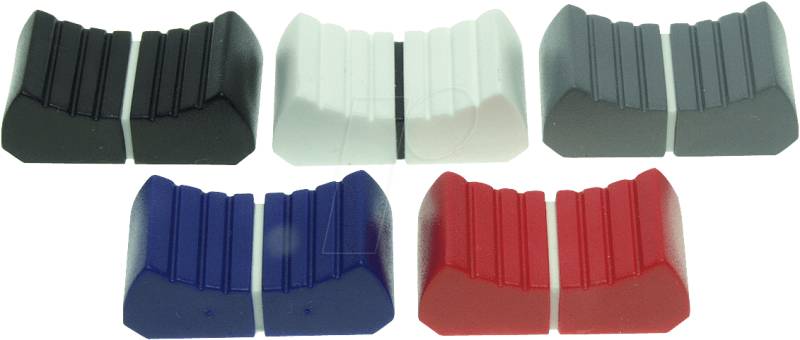 KNOPF 4X1,2GR - Faderknopf, gerippt Lever 6, grau von Alps