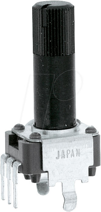 RK09K113-LIN10K - Drehpotentiometer, Mono, 10 kOhm, linear, 6 mm von Alps