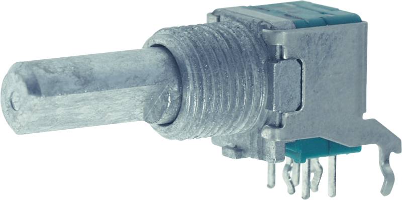 RK09L122-LIN100K - Drehpotentiometer, Stereo, 100 kOhm, linear, 6 mm von Alps
