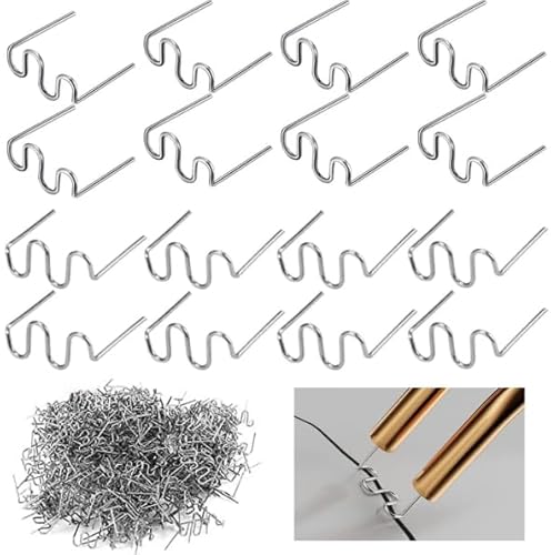Alrens 1000 Stück Edelstahl Hot Staples, 0,8mm / 0,6mm Kunstoff Schweißgerät,Schweißstäbe Klammern Plastik Schweißen Heftklammern, für Auto Kunststoff Schweißen Reparatur Alrens 1000 Stück Edelstahl Hot Staples, 0,8mm / 0,6mm Kunstoff Schweißgerät,Schweißstäbe Klammern Plastik Schweißen Heftklammern, für Auto Kunststoff Schweißen Reparatur von Alrens