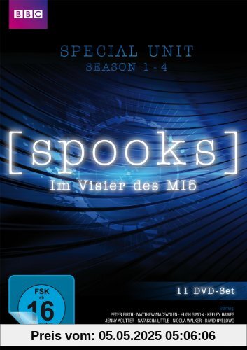 Spooks - Im Visier des MI5 - Special Unit - Staffel 1 - 4 + Bonusmaterial [11 DVDs] von Alrick Riley