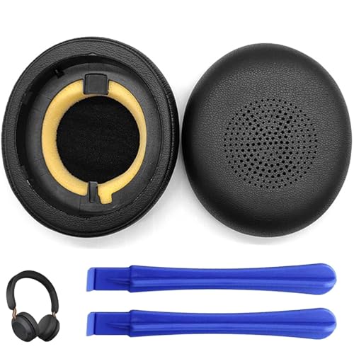 Ersatz Ohrpolster Für Kopfhörer Von Jabra Evolve2 65/Evolve 65/Evolve2 40/Elite 45h, Weiches Proteinleder Zubehör, Rsatz Ohrpolster Für Jabra Evolve2 65 (65MS 65UC USB)/Evolve2 40 (40UC 40MS USB) von Alriedy