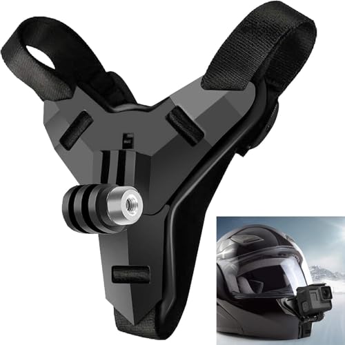 Alriedy Helmhalterung für Helm, GoPro Hero 10/9/8/7/6/5, DJI Osmo, Insta360, SJCAM – Einstellbar, rutschfest, leicht für Action Kameras Alriedy Helmhalterung für Helm, GoPro Hero 10/9/8/7/6/5, DJI Osmo, Insta360, SJCAM – Einstellbar, rutschfest, leicht für Action Kameras von Alriedy