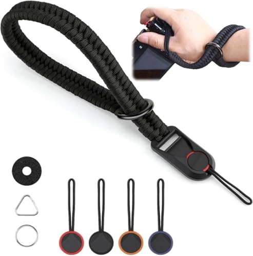 Alriedy Handschlaufe Kamera,Kameragurt Schnellverschluss,Kameragurt Handschlaufe,Haltegurt,Verstellbarer, Ultraleichtes Paracord Band,Ideal als Kamera Strap DSLR und Modelle Alriedy Handschlaufe Kamera,Kameragurt Schnellverschluss,Kameragurt Handschlaufe,Haltegurt,Verstellbarer, Ultraleichtes Paracord Band,Ideal als Kamera Strap DSLR und Modelle von Alriedy