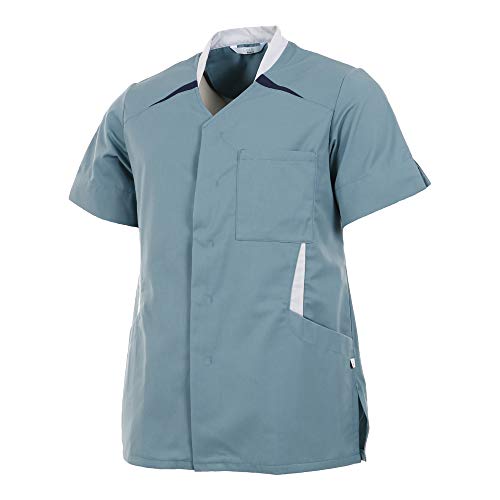 Alsico 1032705 ARJUNO Ein Schritt Unisex-Tunika mit kurzen Ärmeln, Blaugrün / Hellgrau, Größe L Alsico 1032705 ARJUNO Ein Schritt Unisex-Tunika mit kurzen Ärmeln, Blaugrün / Hellgrau, Größe L von Alsico