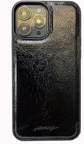 Alston Craig Magnetische Schutzhülle aus TPU und Leder, kompatibel mit iPhone 15/15 Plus/15 Pro/Pro Max, stilvoller Schutz und sichere Passform, Schwarz, IP15 Pro Max Alston Craig Magnetische Schutzhülle aus TPU und Leder, kompatibel mit iPhone 15/15 Plus/15 Pro/Pro Max, stilvoller Schutz und sichere Passform, Schwarz, IP15 Pro Max von Alston Craig