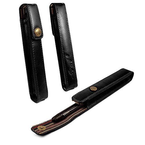 Alston Craig Vintage Echt Leder Hülle Tasche - Stifthalter - kompatibel mit MontBlanc, Sheaffer, Cross - Schwarz Alston Craig Vintage Echt Leder Hülle Tasche - Stifthalter - kompatibel mit MontBlanc, Sheaffer, Cross - Schwarz von Alston Craig