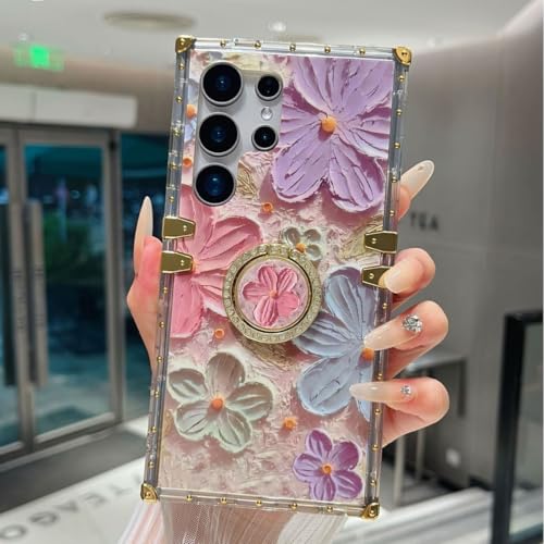 Altartar Glitzer für Samsung Galaxy S24 FE Hülle mit Ständer,Ölgemälde Blume HandyHülle Stoßfeste Schutzhülle Samsung S24 FE Silikon Case Niedlich Butterfly Cover für Mädchen Frauen-Lichtrosa Altartar Glitzer für Samsung Galaxy S24 FE Hülle mit Ständer,Ölgemälde Blume HandyHülle Stoßfeste Schutzhülle Samsung S24 FE Silikon Case Niedlich Butterfly Cover für Mädchen Frauen-Lichtrosa von Altartar