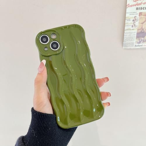 Altartar Hülle für iPhone 11 Wasser Ripple Muster Handyhülle Silikon Schlanke Weiche TPU Schutzhülle für Frauen Mädchen Aesthetic Ultra Dünne Stoßfest Case für iPhone 11,Dunkelgrün Altartar Hülle für iPhone 11 Wasser Ripple Muster Handyhülle Silikon Schlanke Weiche TPU Schutzhülle für Frauen Mädchen Aesthetic Ultra Dünne Stoßfest Case für iPhone 11,Dunkelgrün von Altartar
