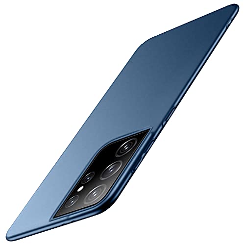 Samsung Galaxy S21 Ultra Hülle 5G,Ultra Slim Matte Leichte Handyhülle Anti-Scratch Stoßfest Bumper Case Schale Anti-Fingerabdruck hardcase Schutzhülle Cover 6,8 Zoll (grau Blau) von Altartar