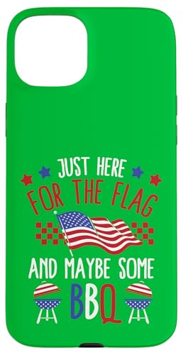 Nur hier für die Flagge und vielleicht etwas Grills Hülle für iPhone 15 Plus von Alter Glory Tribut